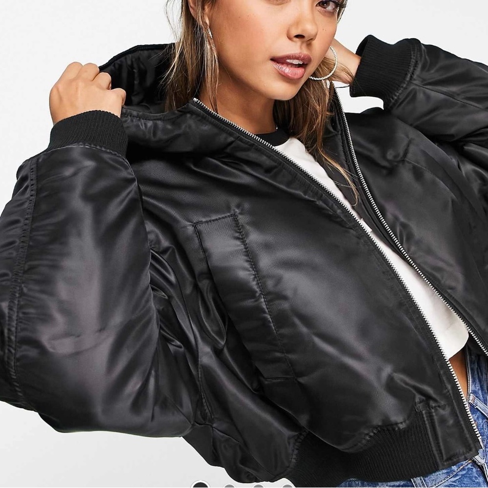 Black Women's Bomber Jacket